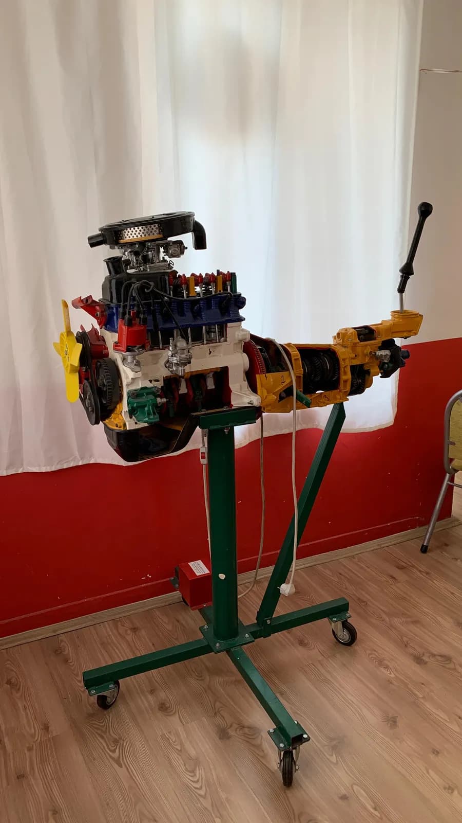 Motor dersi için kesit maket