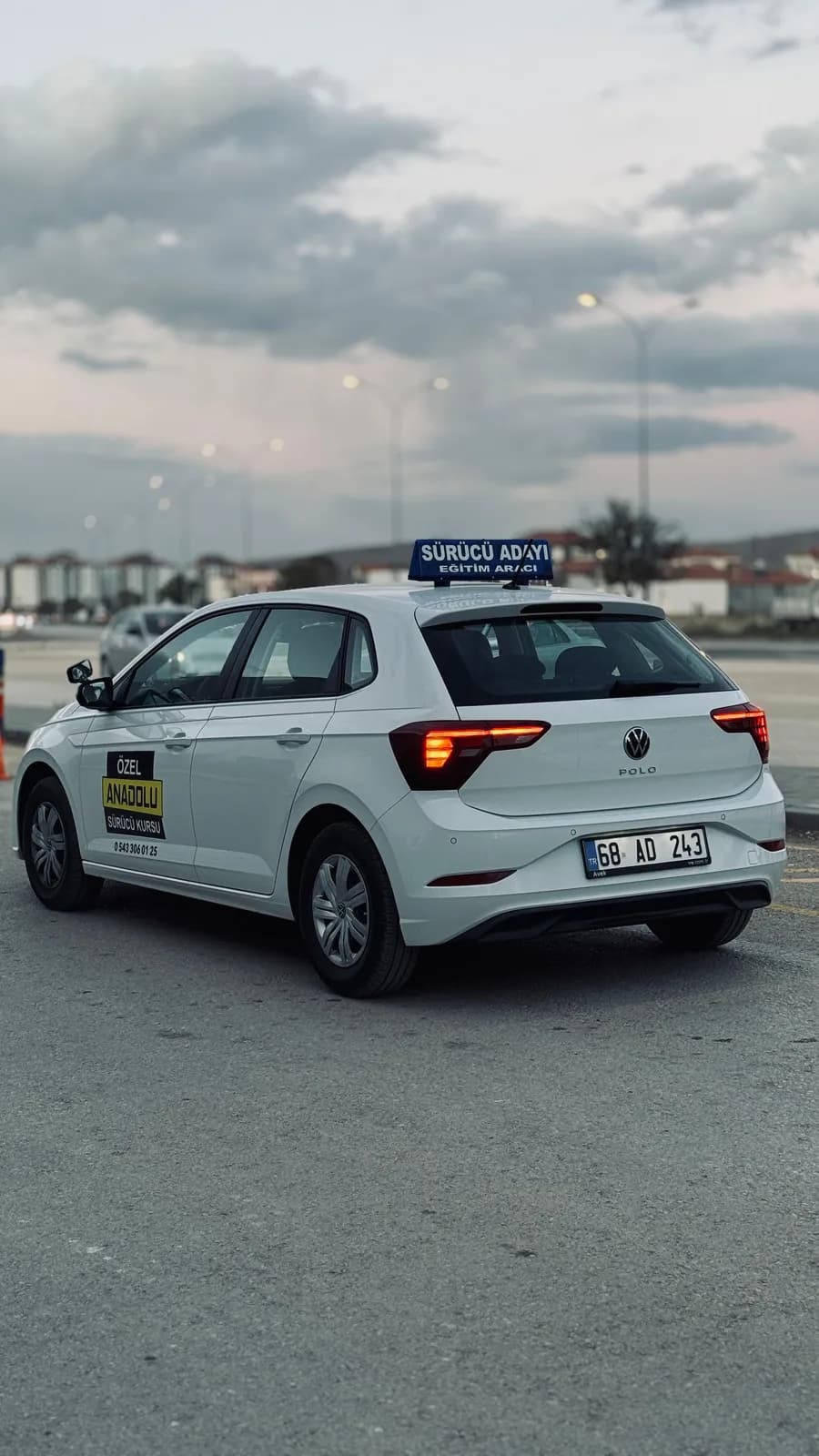 Özel Anadolu Sürücü Kursu — B Sınıfı eğitim aracı